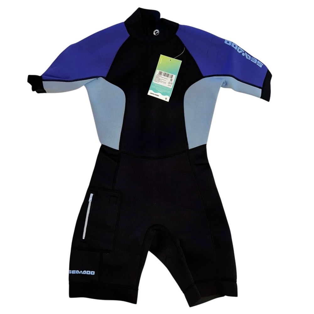Sea-Doo Exotic Shorty Wetsuit Deep Purple XS - Picture 2 of 9